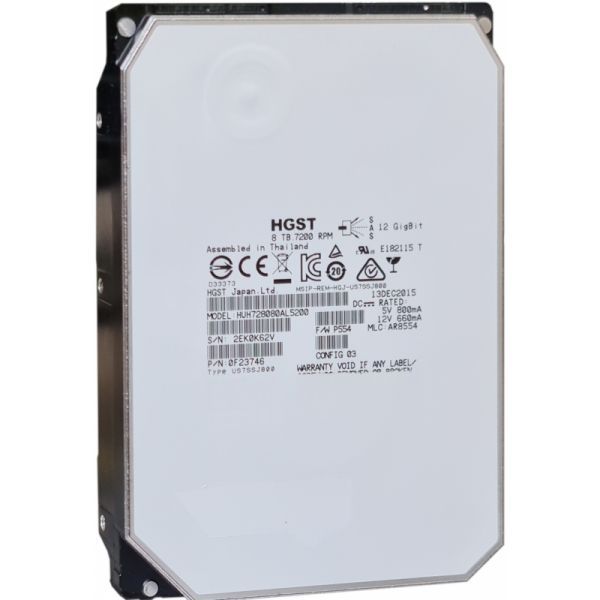 8TB SAS 12Gbps 7.2k rpm 128MB 3.5" Hitachi Ultrastar He8 - 1