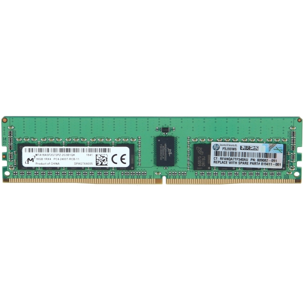 Memorie Server 16GB DDR4 PC4-2400, 1Rx4, CL17, 2400 MHz - HP 809082-091 - 1