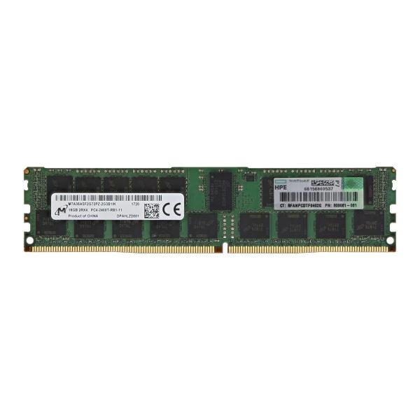 16GB DDR4 PC4-2400, 2Rx4, CL17, 2400 MHz - HP 809081-081 - 1