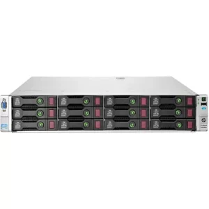 HP ProLiant DL380e, 12 LFF, 1 x Hexa Core Xeon E5-2440 v1 2.4 GHz, 32GB DDR3, H200 HBA, 4 x Caddy, 2 x 460W, 2 Ani Garantie - 1