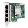 Placa Retea Server HPE Ethernet 1Gb 4-port 365T Adapter - 593722-B21 - Low Profile - 1