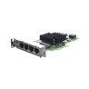 Intel I350-T4 Quad Port Gigabit Ethernet Adapter Low Profile - DELL - 1