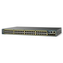 Cisco Catalyst C2960, 48 x 10/100/1000, Layer 2 Lan Base - WS-C2960-48TS-S - 1