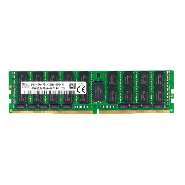 64GB DDR4 PC4-21300V-L, 4DRx4, CL19, 2666 MHz - Hynix HMAA8GL7CPR4N-VK - 1