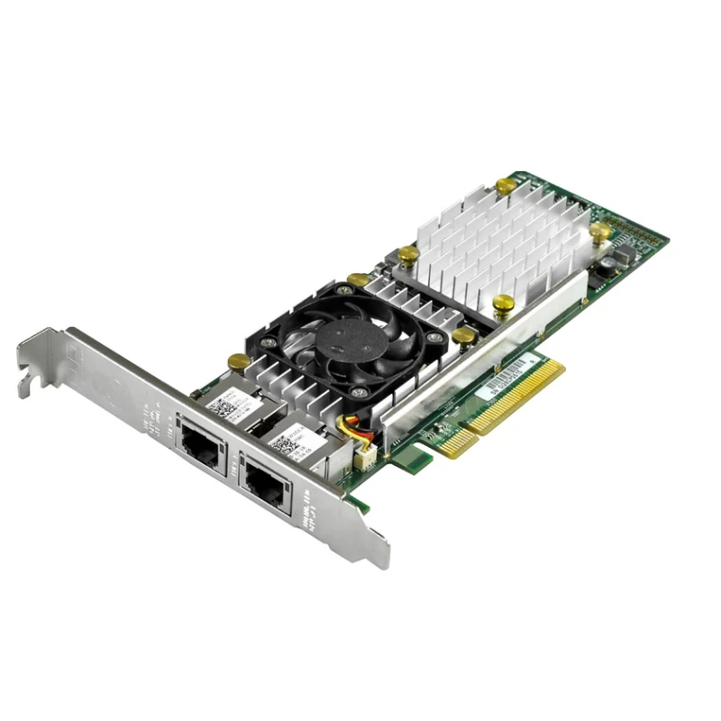 Broadcom 57810S Dual Port 10Gb Ethernet RJ45 Hign Profile - Dell W1GCR - 1