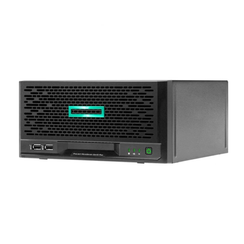 HP ProLiant Microserver G10 Plus, 4 LFF, 1x 6 Core Intel Xeon E-2226G 3.4GHz, 32GB DDR4, 2x 1TB SATA, 1 x 180W, 2 ani garantie -
