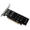 Adaptor Quad (4) Drive NVME M.2 la PCIE x16 - LP - 2