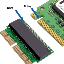 Adaptor NVMe Apple 12+16 Pin la M.2 PCIe x4 - 3