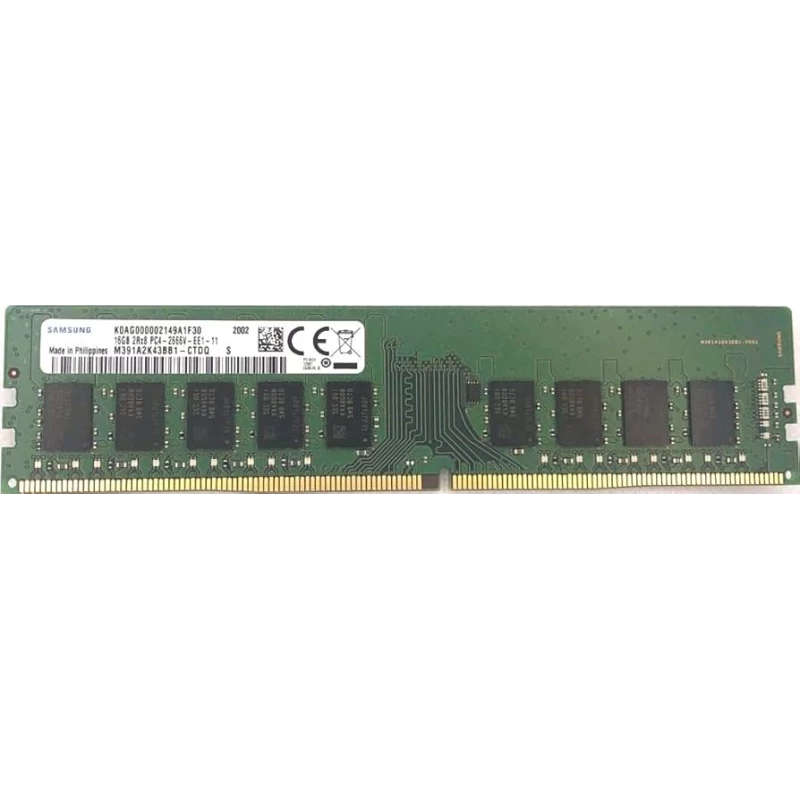 Memorie Server 16GB DDR4 2666V 2Rx8 UDIMM ECC Unbuffered CL19 - Samsung M391A2K43BB1-CTD - 1