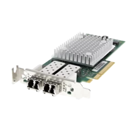 Adapter HBA QLOGIC QLE2692 Fibre Channel 16Gb/s, 2 Port + Optical Modules Included - Low Profile - 1