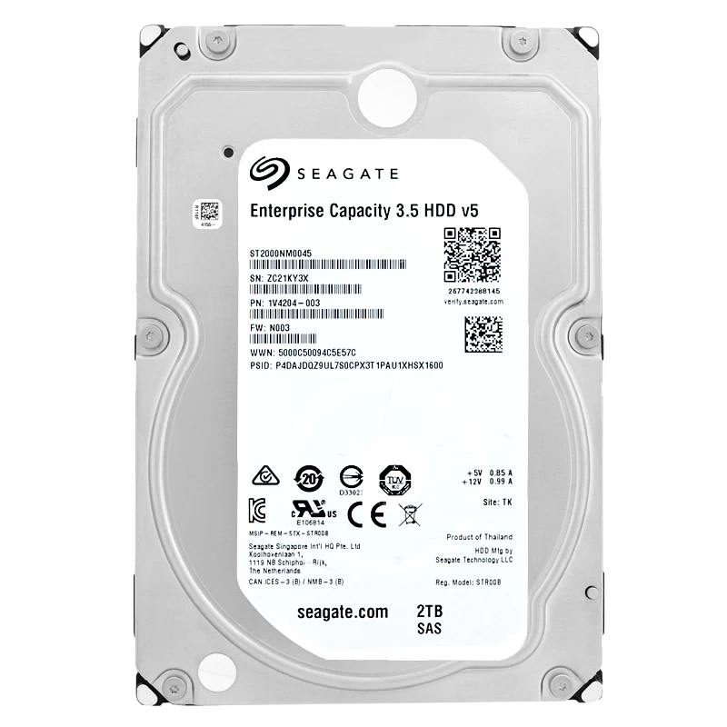 Hard Disk 2TB 12GB/s SAS 7.2K 3.5" - Seagate ST2000NM0045 - 1