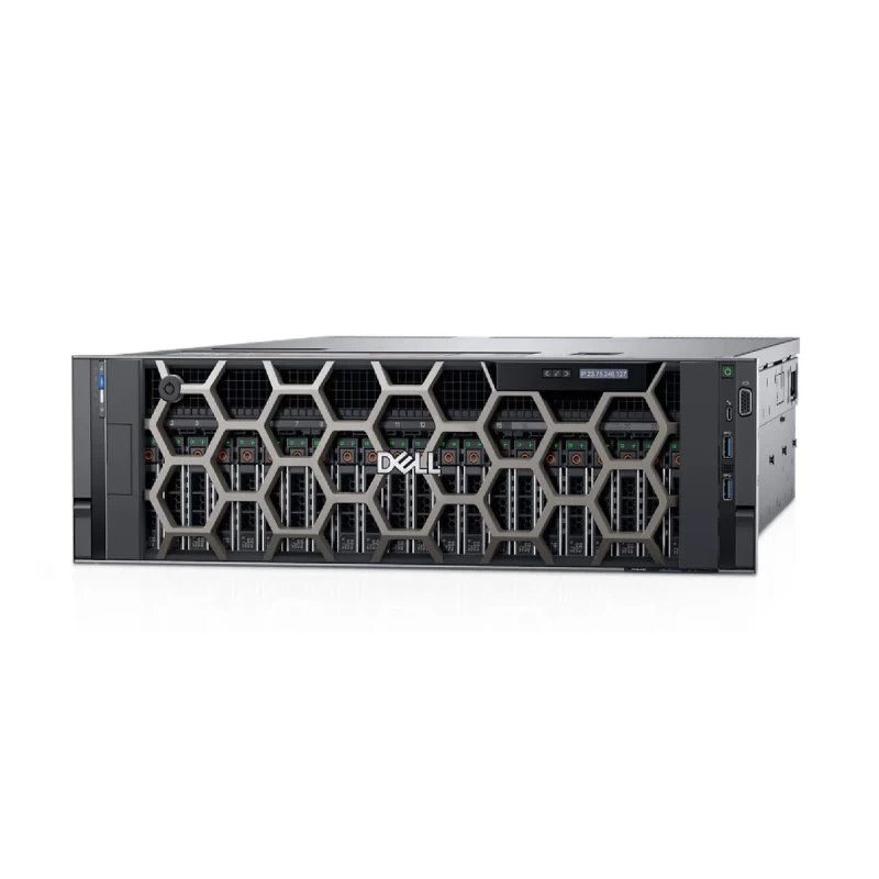 Dell PowerEdge R940, 24 SFF, 2x Intel Xeon Platinum 8168 24 Core 2.7Ghz, 256GB DDR4, H740p 8GB, 4 x 1.8TB SAS, 2 x 1600W - 1