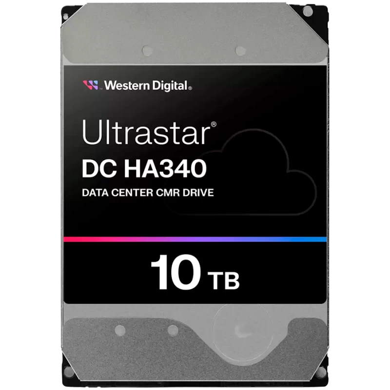 HDD Server WD Ultrastar DC HA340 10TB 512e SE, 3.5’’, 256MB, 7200 RPM, SATA, SKU: 0B47062 - 1