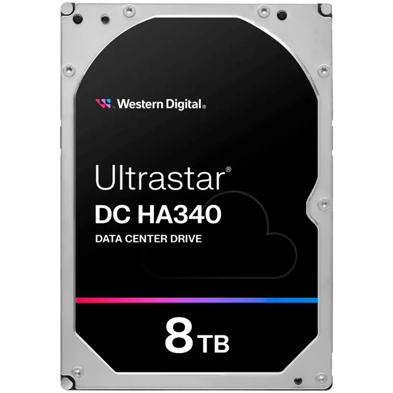 HDD Server WD Ultrastar DC HA340 8TB 512e SE, 3.5’’, 256MB, 7200 RPM, SATA, SKU: 0B47078 - 1