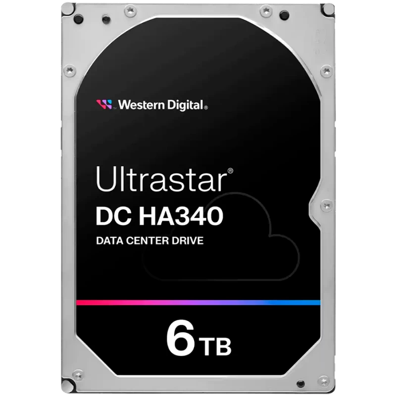 HDD Server WD Ultrastar DC HA340 6TB 512e SE, 3.5’’, 256MB, 7200 RPM, SATA, SKU: 0B47077 - 1