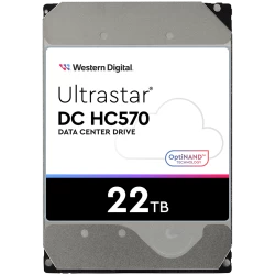 HDD Server WD Ultrastar DC HC570 22TB 512e SE, 3.5", 512MB, 7200RPM, SATA, NP3, SKU: 0F48155 - 1