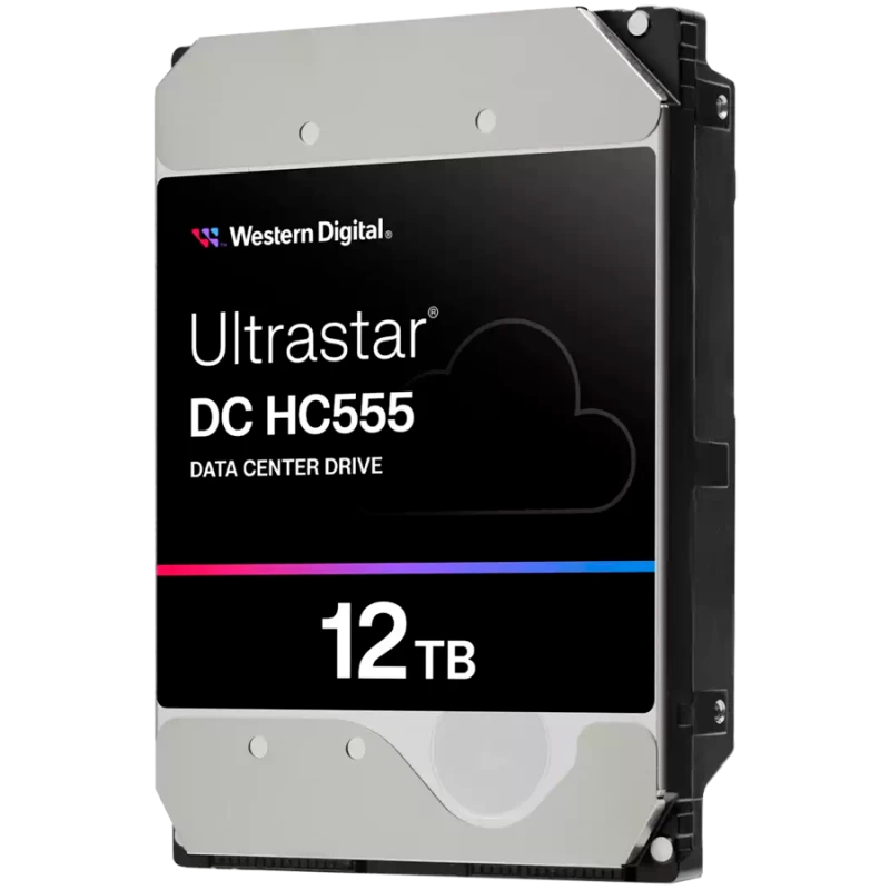 HDD Server WD Ultrastar DC HC555 12TB 512e SE, 3.5", 512MB, 7200 RPM, SATA, NP3, SKU: 0B48720 - 1