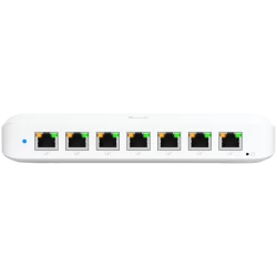 Ubiquiti USW-Ultra-210W-EU compact, Layer 2, 8-port GbE PoE switch with versatile mounting options, 7x GbE PoE+ output ports, Gb