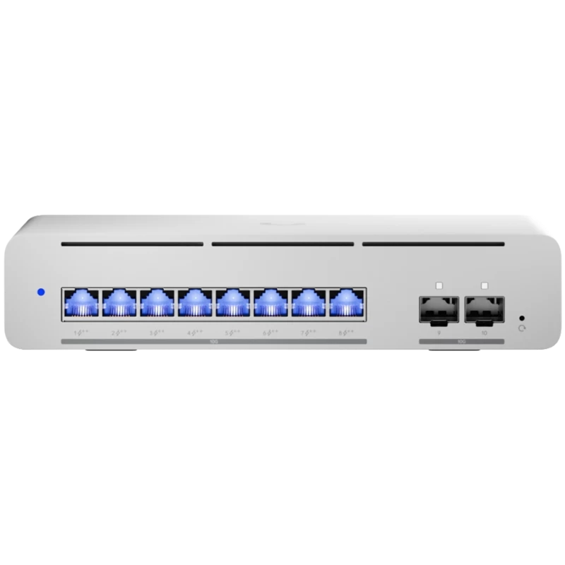 Ubiquiti Layer 3 Etherlighting USW-Pro-XG-8-PoE-EU (8) 10 GbE and (2) 10G SFP+ ports - 1