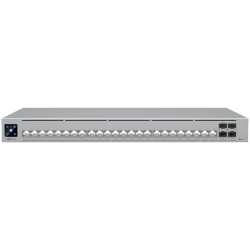 Ubiquiti Layer 3 Etherlighting switch USW-PRO-HD-24-EU, (22) 2.5 GbE, (2) 10 GbE ports, (4) 10G SFP+ ports. DC power backup read