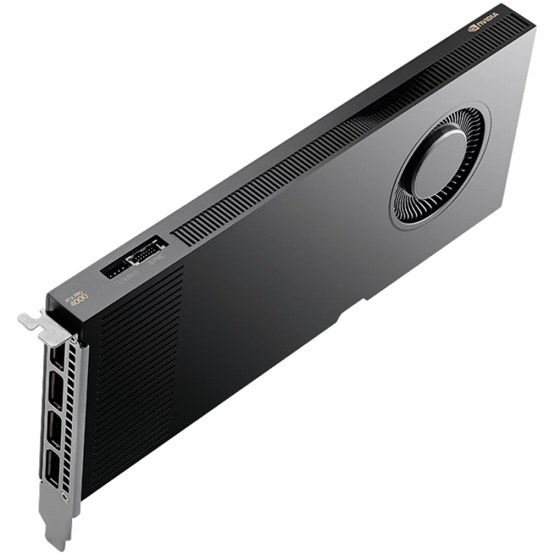 PNY NVIDIA RTX PRO 4000 Blackwell OEM Version, PCI-Express x16 Gen 5.0, 24 GB GDDR7 ECC 192-bit, 672 GB/s, 140W, FMHL Single Slo