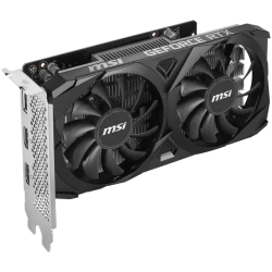 MSI Video Card Nvidia GeForce RTX 3050 VENTUS 2X E 6G OC, 6GB GDDR6, 96bit, Boost: 1492 MHz, 2304 CUDA Cores, PCIe 4.0, 1x DP 1.
