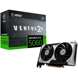 MSI Video Card NVIDIA GeForce RTX 5060 8G VENTUS 2X OC V1 (8GB GDDR7/128bit, 3xDP, 1xHDMI, PCIe Gen 5 x16, Recommended PSU 550W)