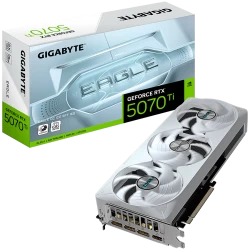 GIGABYTE Video Card NVIDIA GeForce RTX 5070 Ti EAGLE OC ICE SFF 16G (16GB GDDR7/256bit, PCI-E 5.0, Recommended PSU 750W, 3xDP, 1