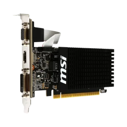 MSI Video Card GeForce GT 710 DDR3 2GB/64bit, 954MHz/1600GHz, PCI-E 2.0 x16, HDMI, DVI-D, Active cooling(1xfan), Low-profile, Re