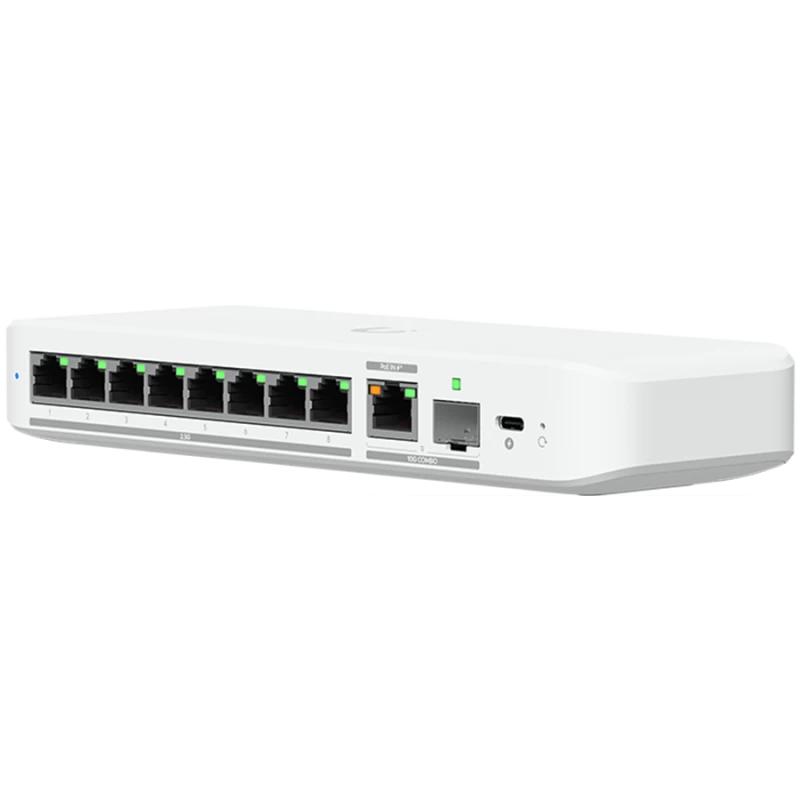 UBIQUITI UniFi Switch Flex 2.5G 8 PoE | ITSTOC - USW-FLEX-2.5G-8-POE