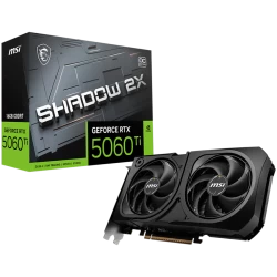 MSI Video Card NVIDIA GeForce RTX 5060 Ti 16G SHADOW 2X OC PLUS, 16GB GDDR7 | ITSTOC - RTX_5060_TI_16G_SHADOW_2X_OC_PLUS