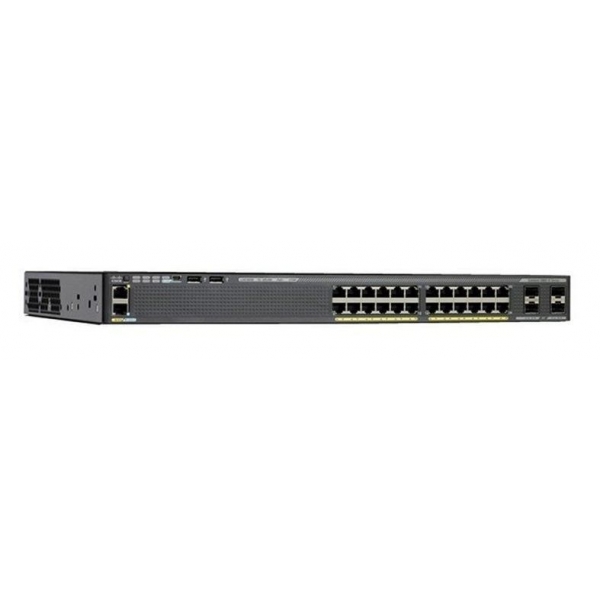 Switch Cisco Catalyst, 24 x 10/100/1000 (PoE+) + 4 x Combo SFP, Management Layer 2 - 2960X-24PS-L Cisco - 1