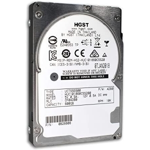 Hard Disk Server 600GB SAS 10k 12Gbps 2.5" HGST/Hitachi Ultrastar C10K1800 - HUC101860CSS200 HGST - 1