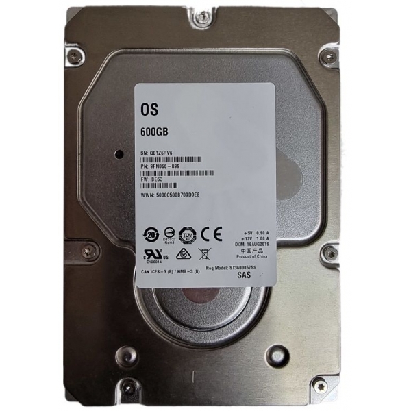 Hard disk Server Seagate Cheetah 3.5 600GB 15000rpm 16MB SAS ST3600057SS - White Label Seagate - 1
