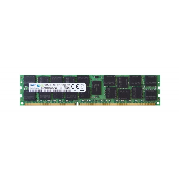 Memorie Server 16GB (1x16GB) Dual Rank x4 PC3L-12800R (DDR3-1600) Registered CAS-11 1.35v Low Voltage - Samsung M393B2G70DB0-YK0