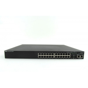 PowerConnect 3524P Management Layer 3 Switch , 48 x 10/100 (PoE) + 2 x SFP (Combo) Dell - 1